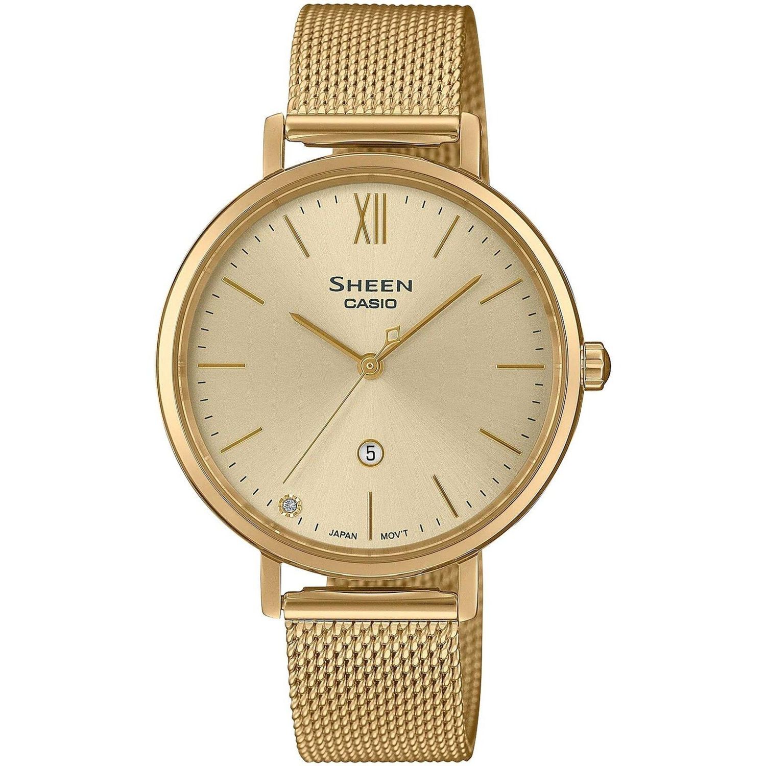 Ceas Dama, Casio Sheen, Classic SHE SHE-4539GM-9AUER fotografia produsului
