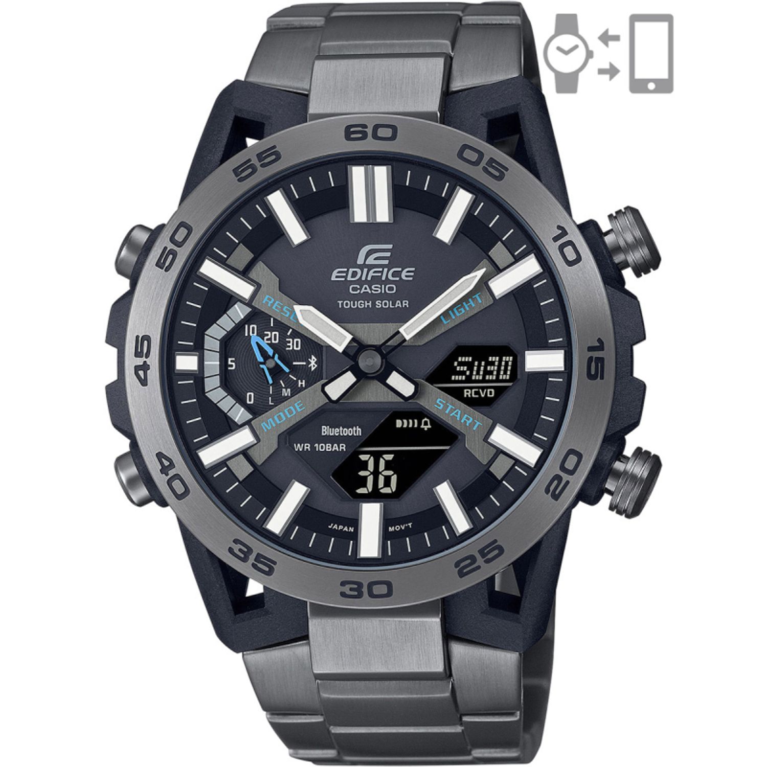 Ceas Barbati, Casio Edifice, Bluetooth Smartphone Link ECB-2000DC-1AEF fotografia produsului