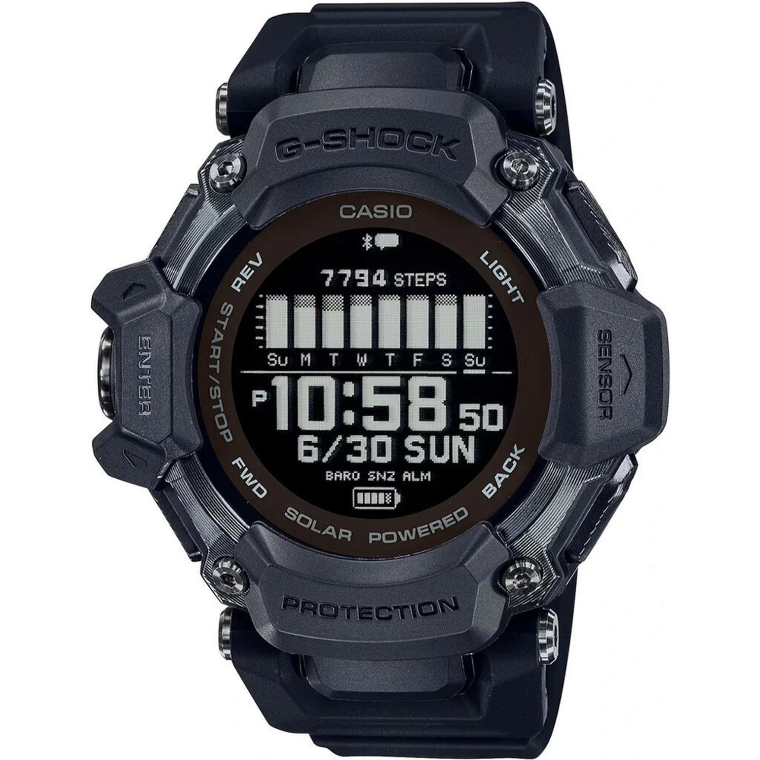 Ceas Smartwatch Barbati, Casio G-Shock, G-Squad Bluetooth GBD-H2000-1BER fotografia produsului
