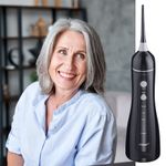 Irigator oral/ dus bucal Vitammy Hydra, profesional, 3 moduri de functionare, rezistent la apa, 2 duze, Negru fotografia produsului View 4 S