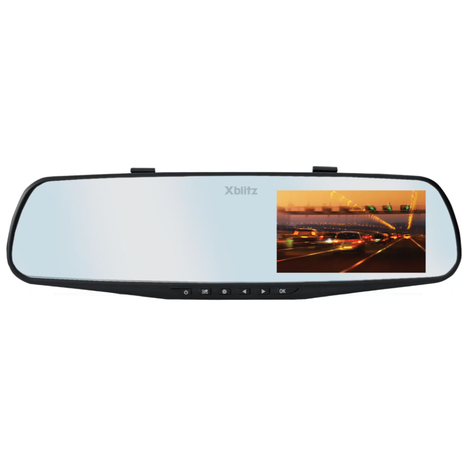 Camera auto DVR Xblitz Mirror, Full HD, 4.3  , 140 grade, negru fotografia produsului