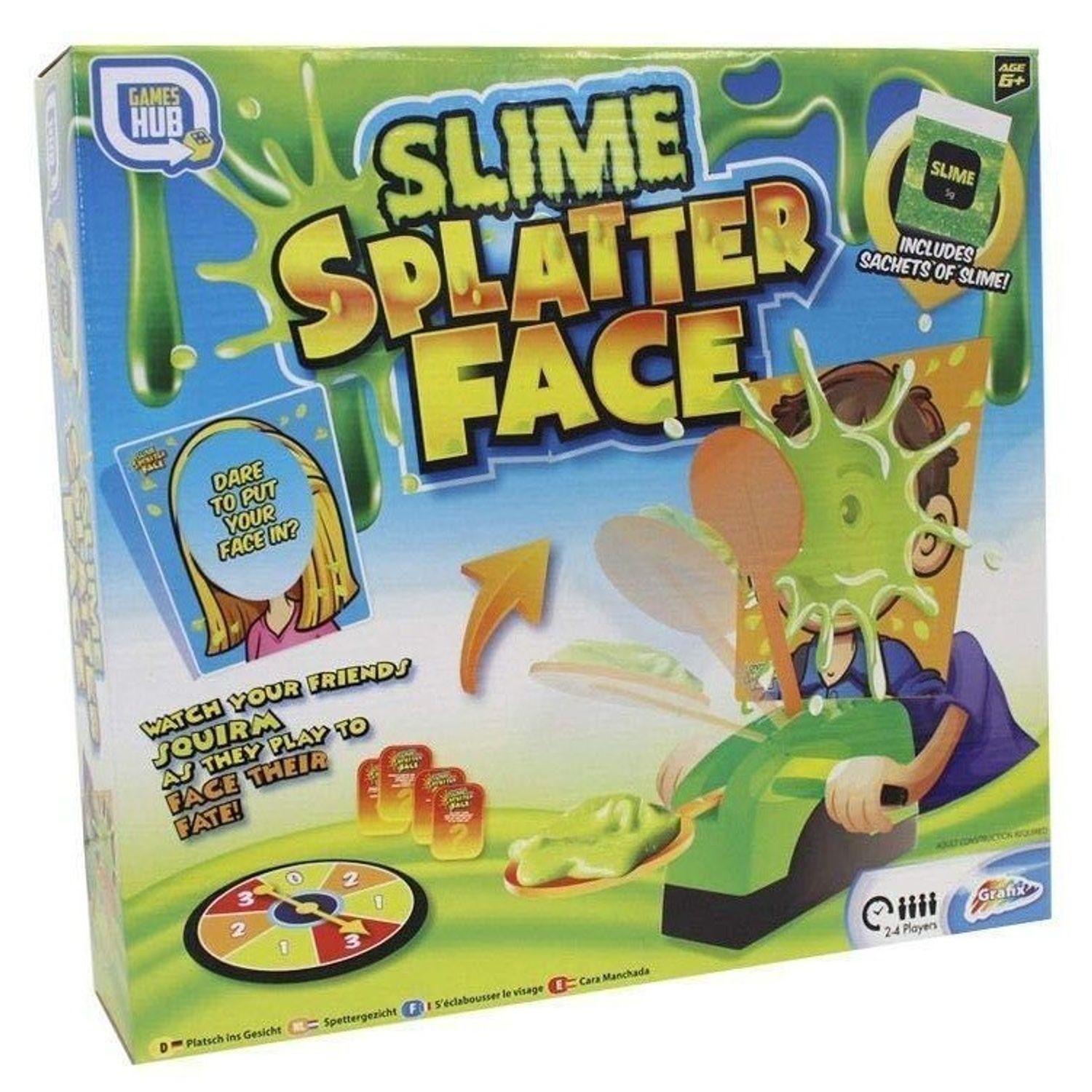 Joc de societate Grafix Pie Face cu SLIME fotografia produsului View 2 L