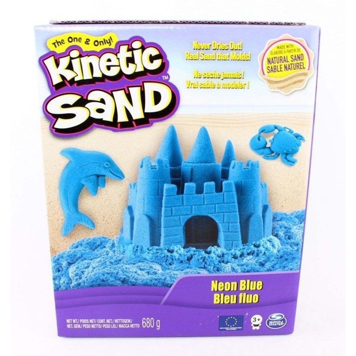 Nisip kinetic modelabil Sand albastru neon fotografia produsului View 2 L