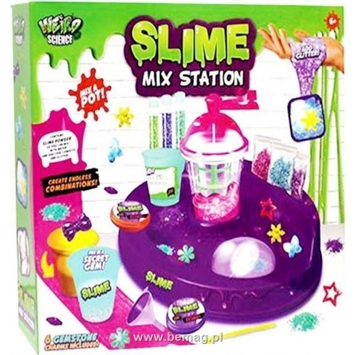 Set de creatie Grafix Fabrica de slime 6 ani + fotografia produsului View 2 L