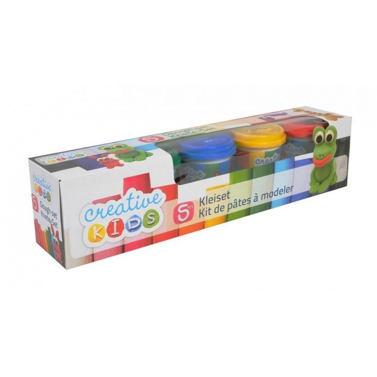 Set plastelina Creative Kids cu forme si 5 culori fotografia produsului