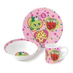 Set mic dejun personaje Shopkins Ceramica 3 piese fotografia produsului View 2 S