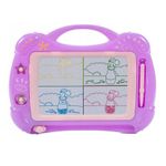 Tabla magnetica MalPlay roz cu forme pentru desen fotografia produsului View 2 S