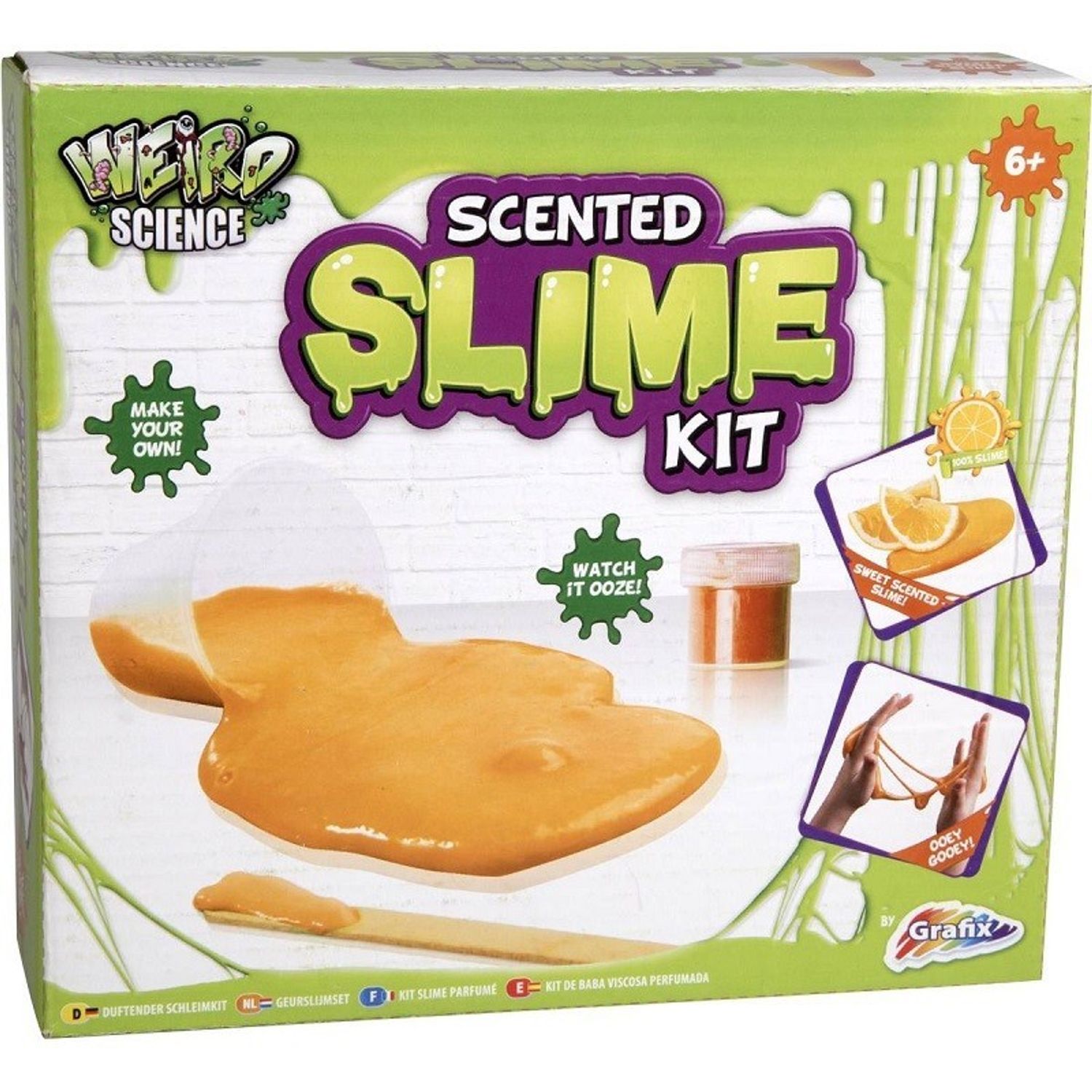 Kit de creatie Grafix, Slime cu miros de portocala fotografia produsului View 2 L