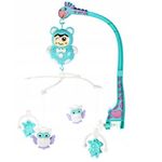 Carusel muzical Malplay cu bufnite Baby Bedside bleu fotografia produsului View 2 S