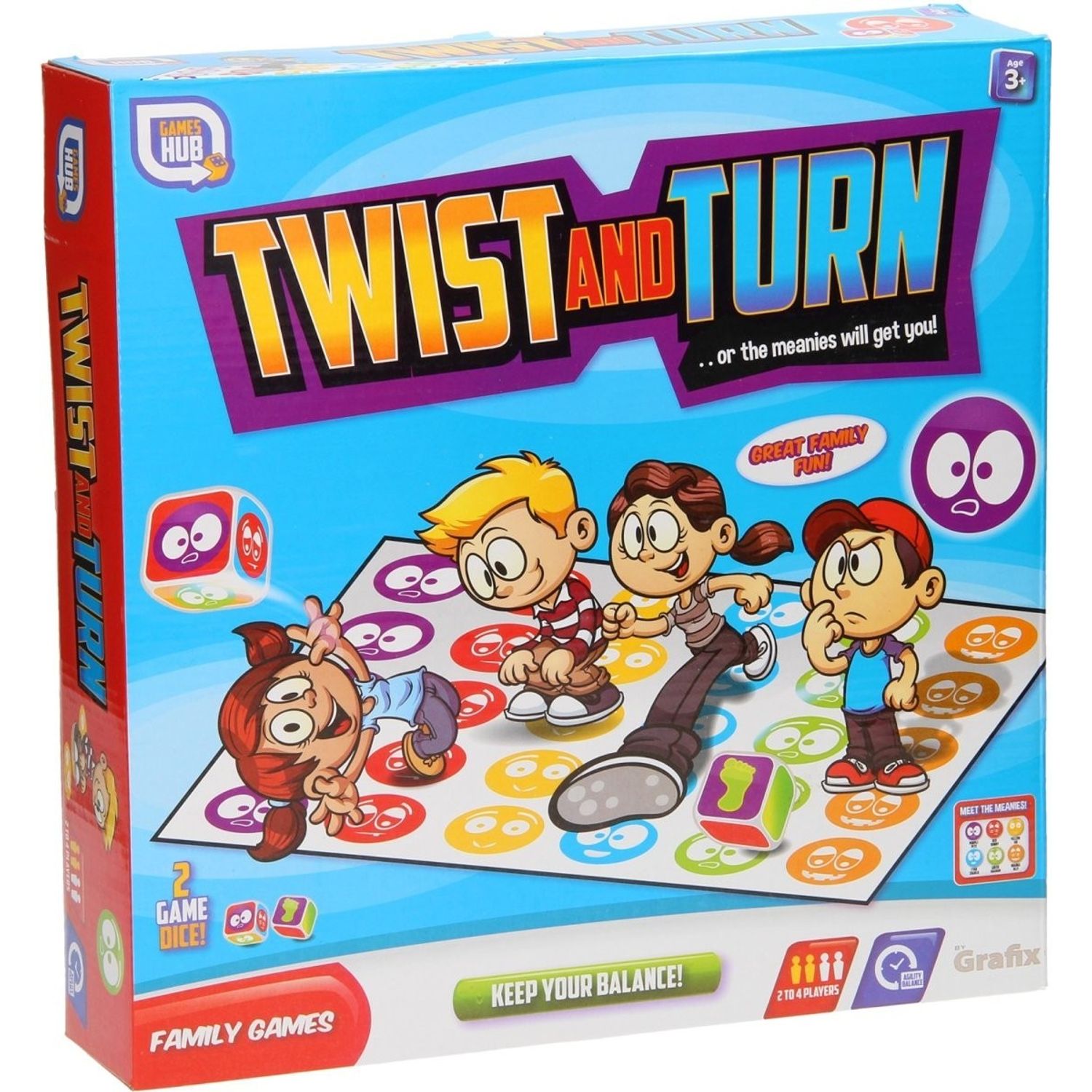 Joc de societate Grafix Twist and Turn cu smiley face fotografia produsului