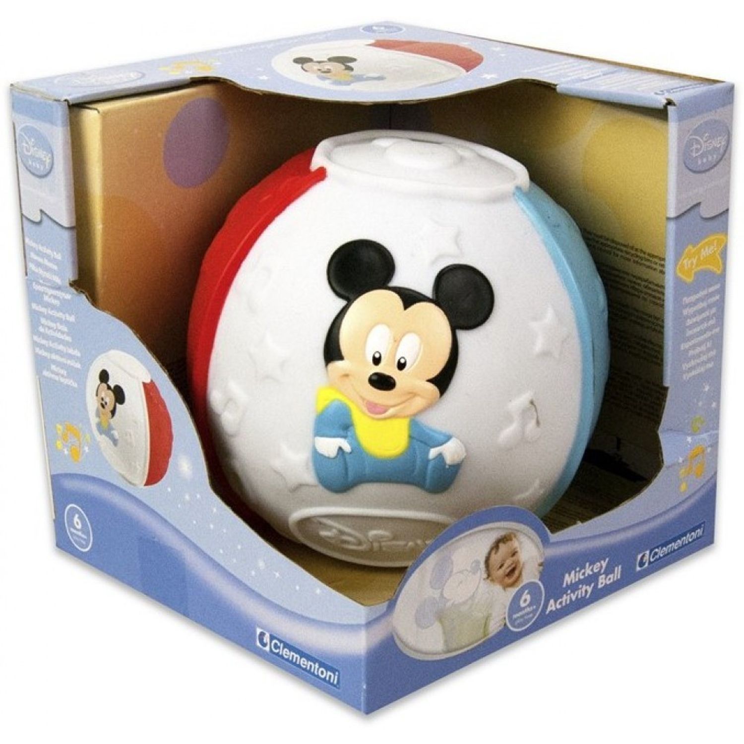 Jucarie interactiva Clementoni Baby Mickey minge cu sunete fotografia produsului