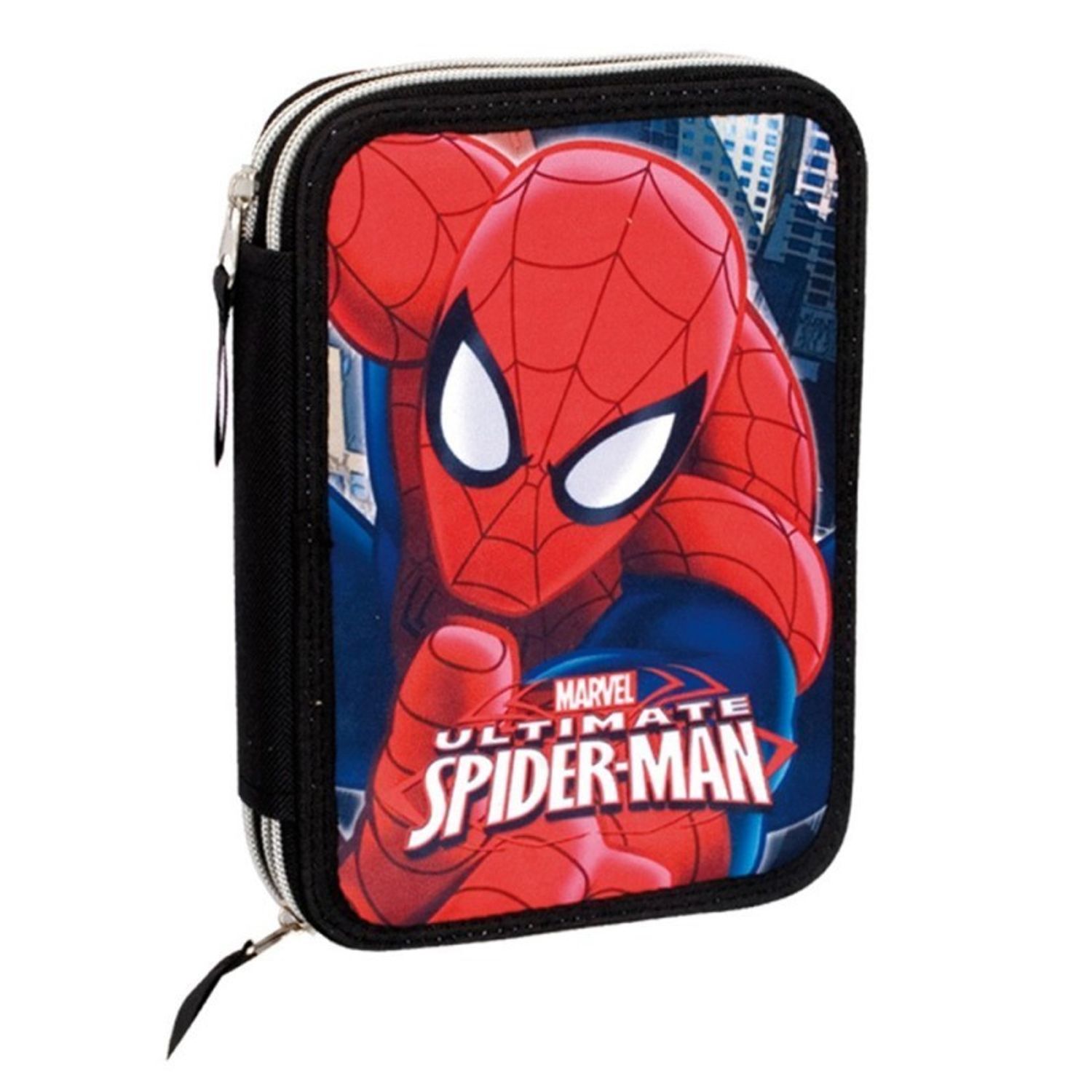 Penar Spiderman baieti cu 2 compartimente echipat 30 piese fotografia produsului