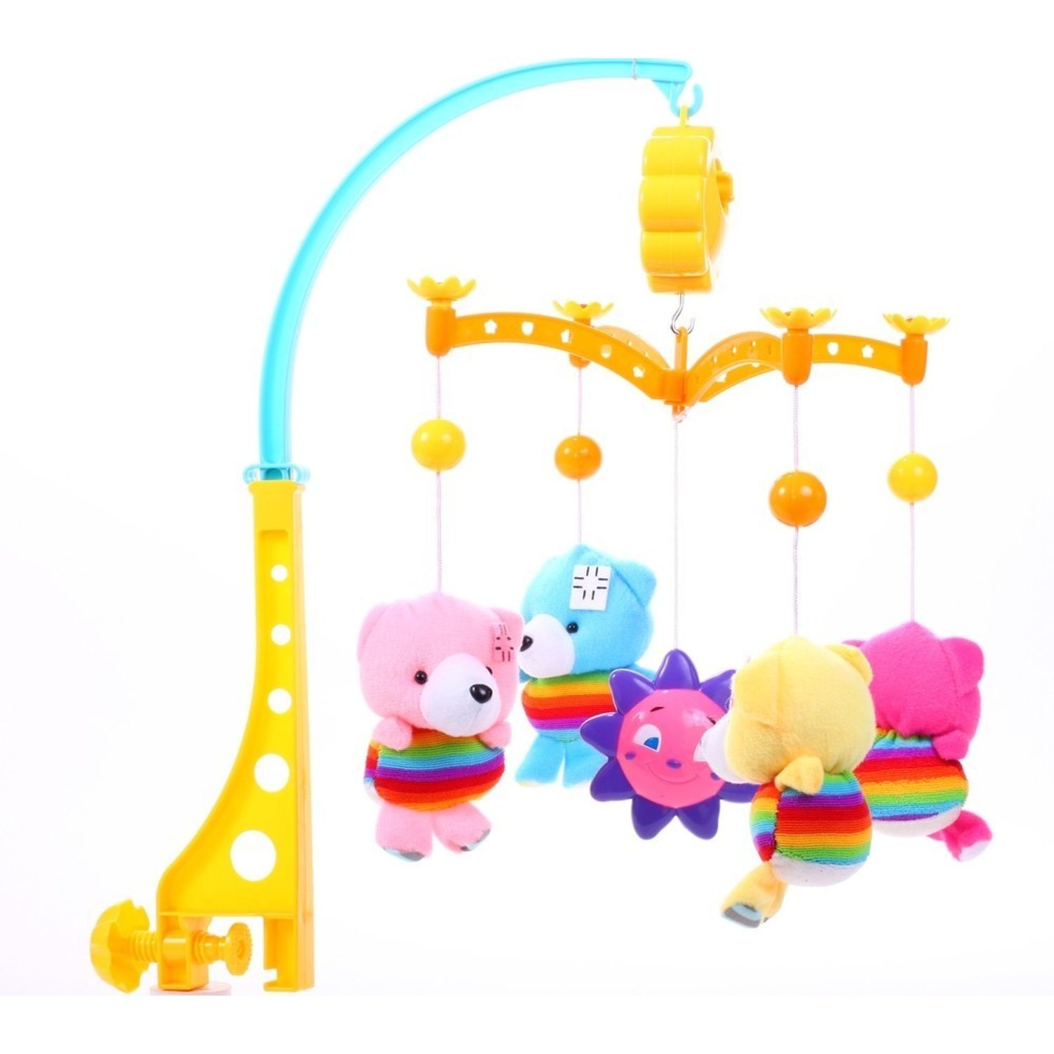 Carusel cu animalute Malplay pentru patut cu figurine de plus fotografia produsului View 2 L