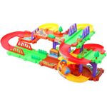 Set de constructie MalPlay Circuit cu trenulet motorizat multicolor fotografia produsului