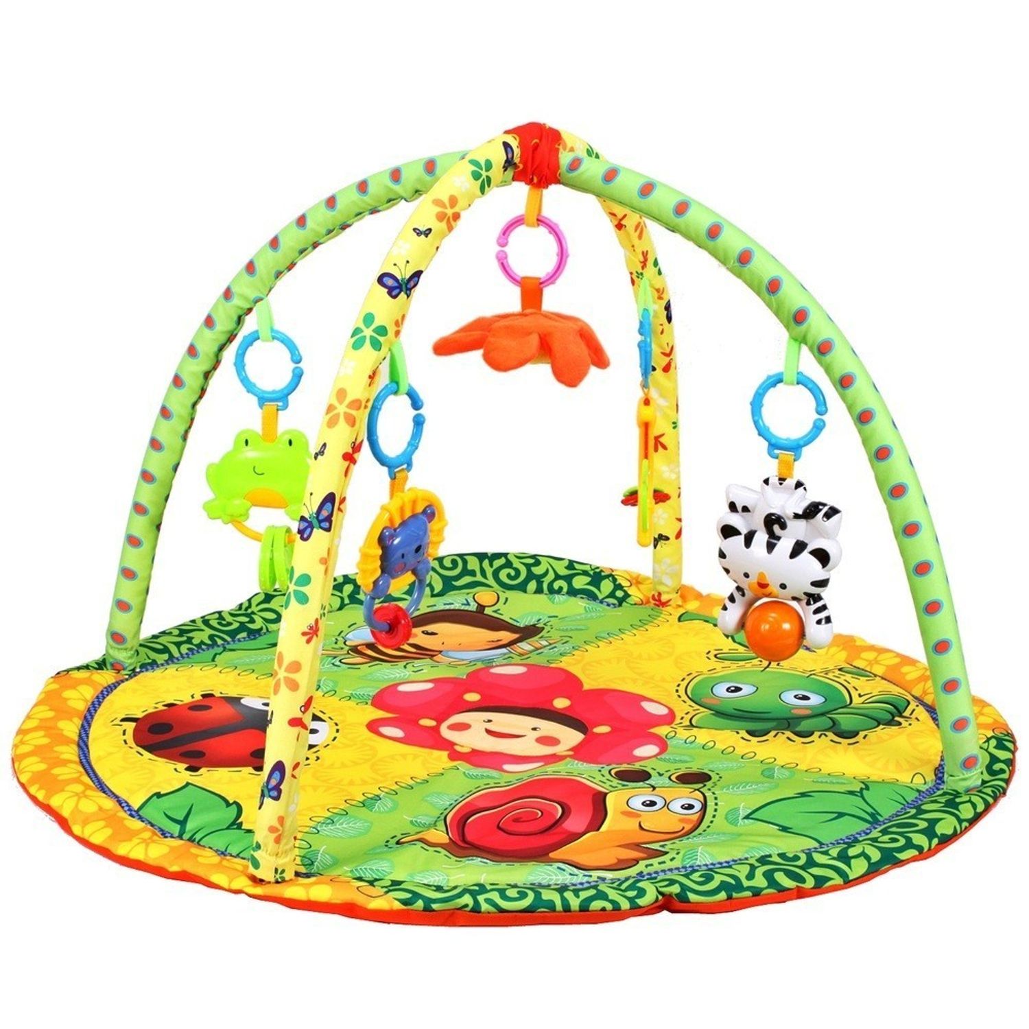 Covor de joaca Malplay cu animalute - melc, omida, albina, buburuza fotografia produsului View 2 L