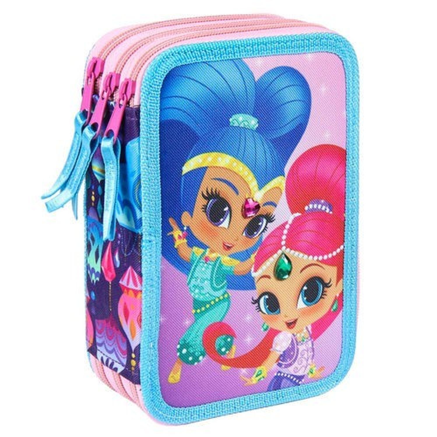 Penar Shimmer&Shine cu 3 compartimente echipat pentru scoala 42 piese fotografia produsului View 2 L
