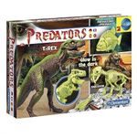 Kit constructie Clementoni 3 in 1 creaturi preistorice Dinozaur T-Rex fotografia produsului