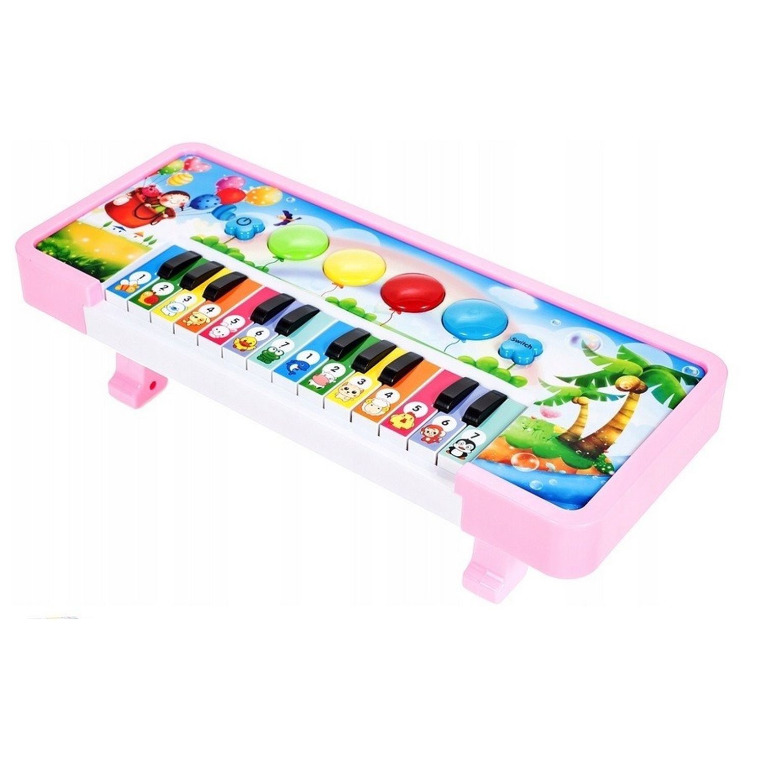 Jucarie interactiva MalPlay Pian electronic cu animale, sunete 3 ani+ fotografia produsului