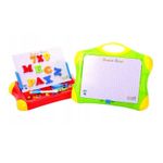 Tabla magnetica MalPlay 2in1 de scris cu cifre, litere, simboluri, marker si burete fotografia produsului
