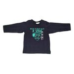 Bluza cu maneca lunga pentru bebelusi Grain de ble marimea 59 cm, 3 luni,Bleumarin inchis fotografia produsului