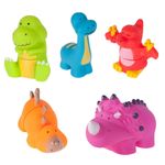 Set Figurine Puzzle Malplay Dinozauri din cauciuc moale 5 buc fotografia produsului View 2 S