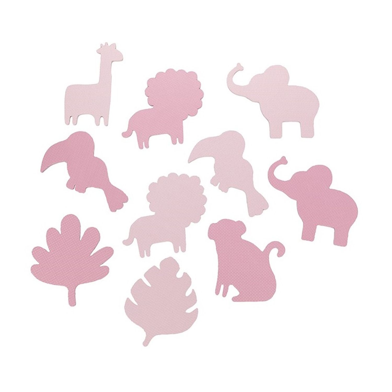 Covoras de joaca Puzzle 150x150 cm, Momi Zawi - Pink fotografia produsului View 5 L