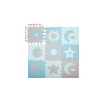 Covoras de joaca puzzle 93x93 cm Momi, Nebe - Blue fotografia produsului View 2 S