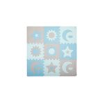 Covoras de joaca puzzle 93x93 cm Momi, Nebe - Blue fotografia produsului