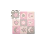 Covoras de joaca puzzle 93x93 cm Momi, Nebe - Pink fotografia produsului View 2 S