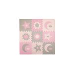 Covoras de joaca puzzle 93x93 cm Momi, Nebe - Pink fotografia produsului