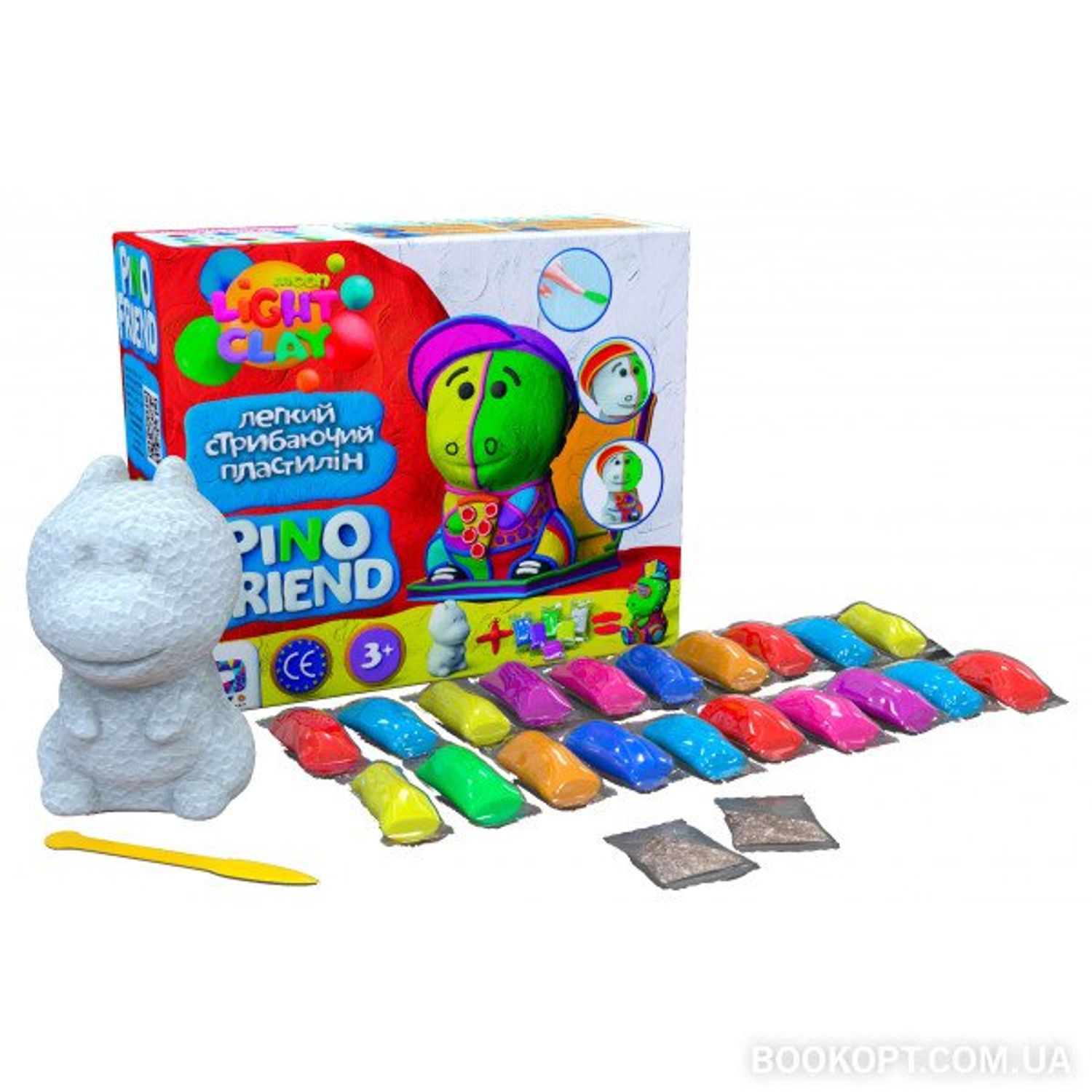 Set de creatie cu argila usoara, Moon Light Clay - Pino Friend - DIDI fotografia produsului View 2 L