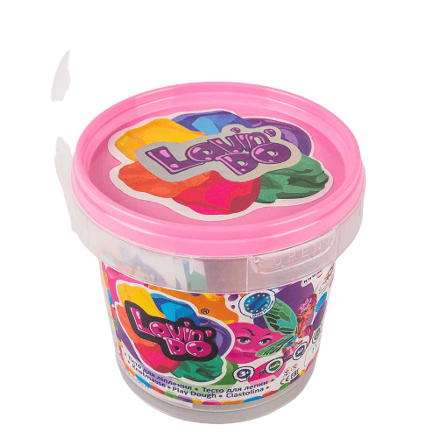 Set plastilina 100% ECO, Lovin'Do - 10 culori si forme de modelaj - culori pentru fetite fotografia produsului View 2 L