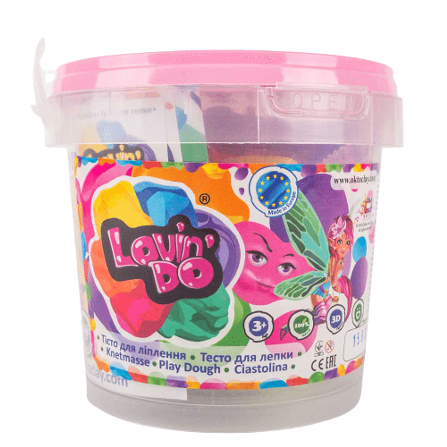 Set plastilina 100% ECO, Lovin'Do - 10 culori si forme de modelaj - culori pentru fetite fotografia produsului
