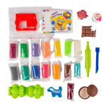 Set plastilina 100% ECO, Lovin'Do - 15 culori, 375gr si accesorii de modelaj - Model 1 fotografia produsului View 3 S