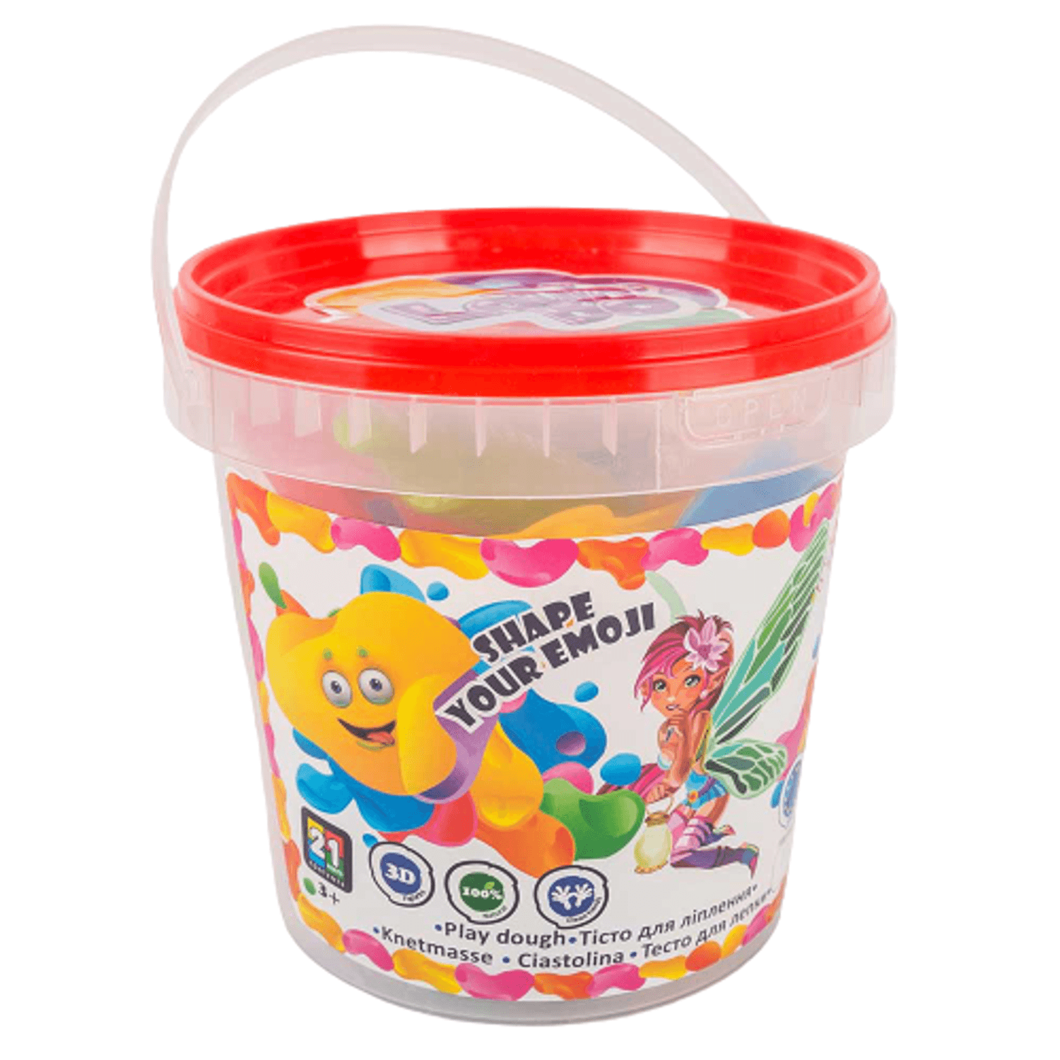 Set plastilina 100% ECO, Lovin'Do - 15 culori, 375gr si accesorii de modelaj - Model 1 fotografia produsului