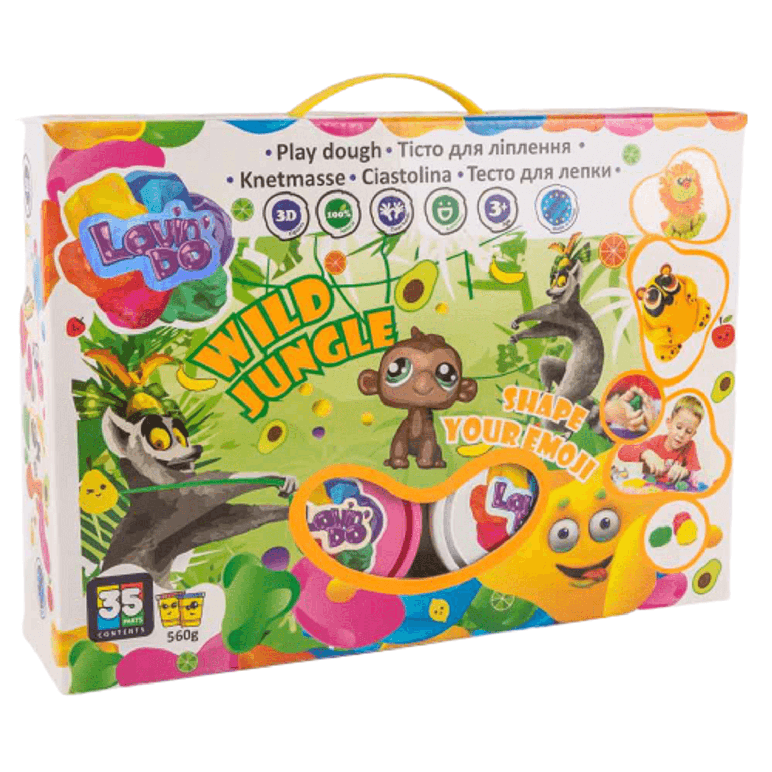 Set de modelat plastilina, Lovin'Do - WILD JUNGLE fotografia produsului