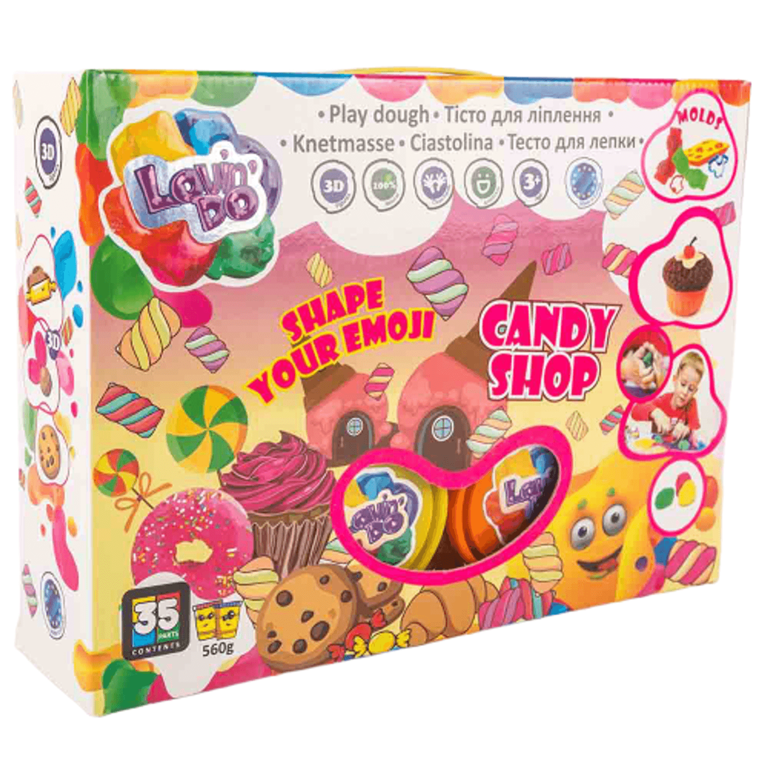 Set de modelat plastilina, Lovin'Do - CANDY SHOP fotografia produsului