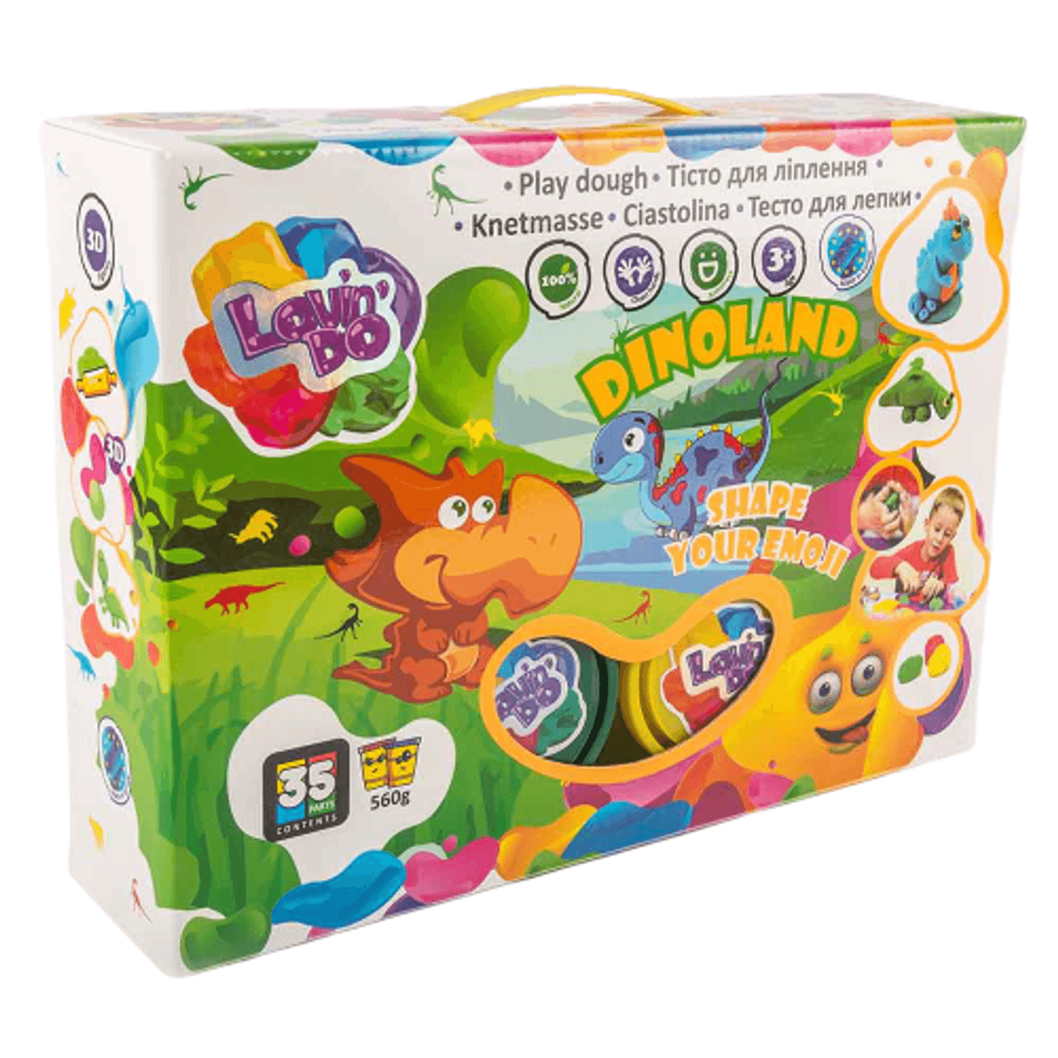 Set de modelat plastilina, Lovin&#039;Do - DINO LAND fotografia produsului