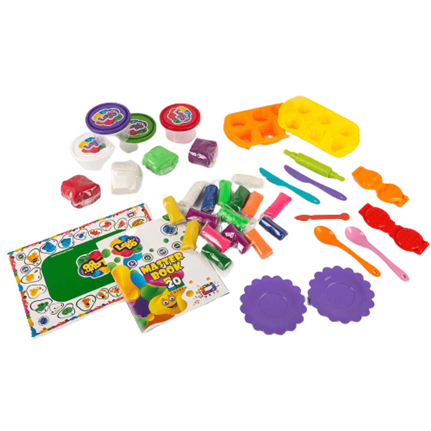 Set de modelat plastilina, Lovin'Do - HAPPY BIRTHDAY 2 fotografia produsului View 4 L