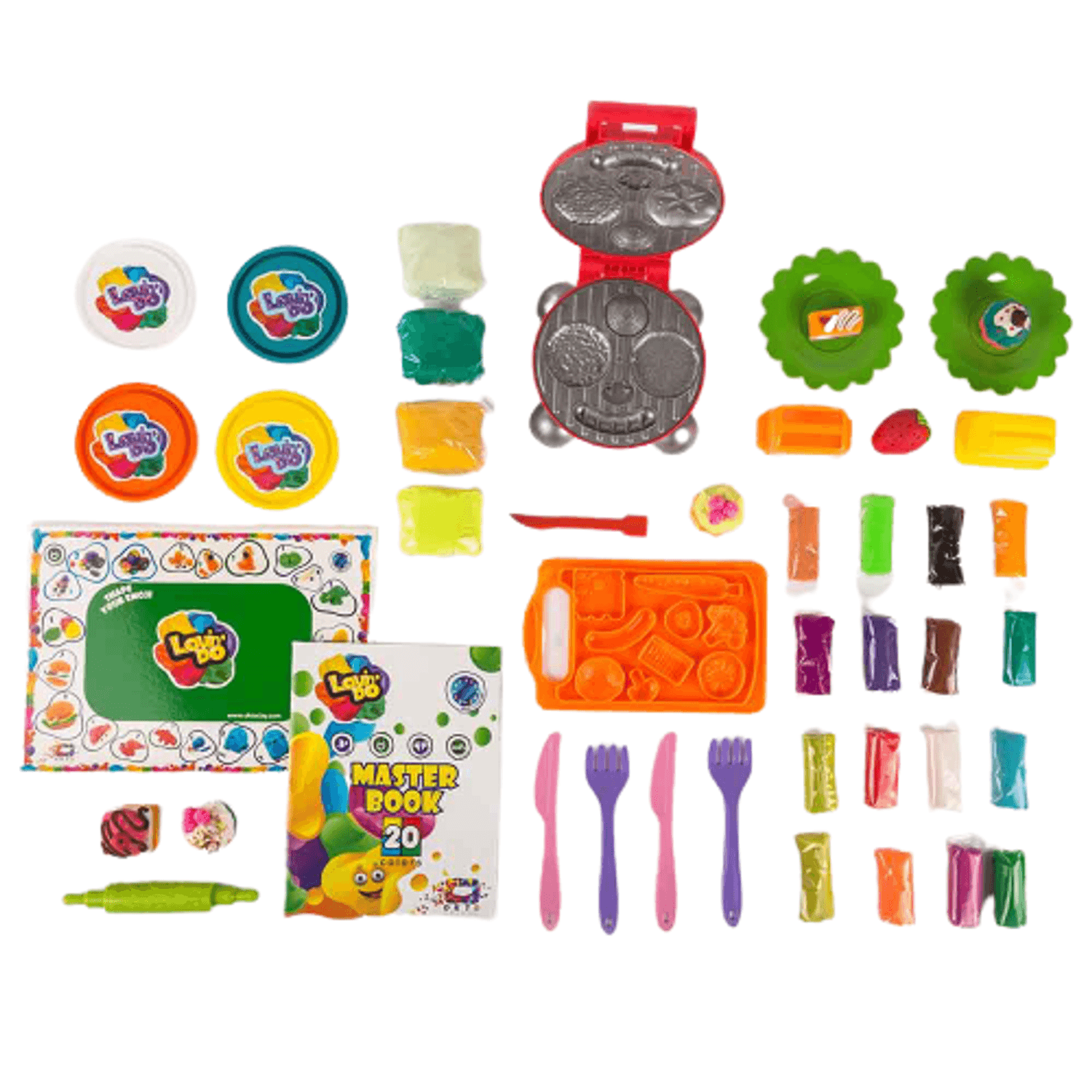 Set de modelat plastilina, Lovin'Do - BARBECUE PARTY fotografia produsului View 3 L