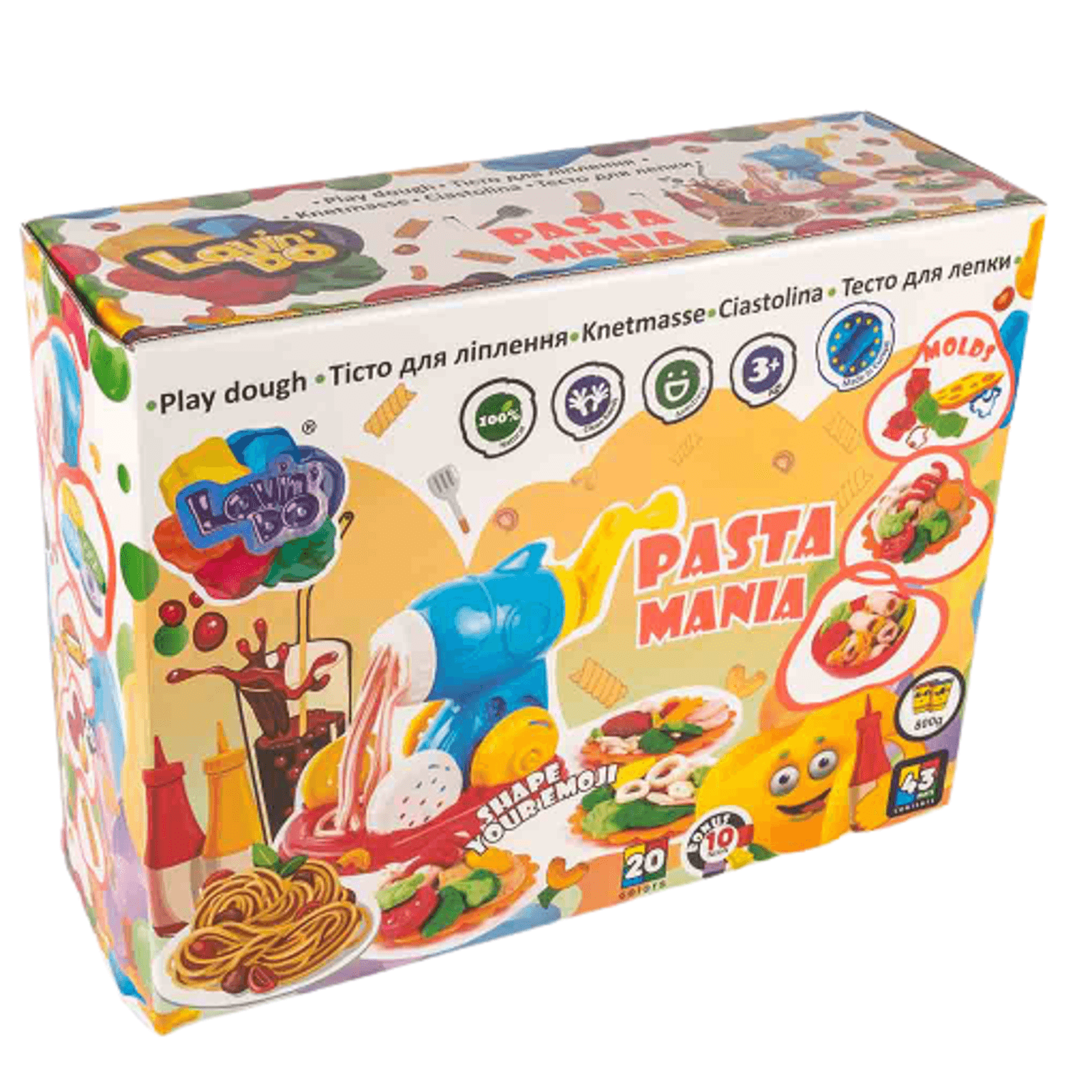 Set de modelat plastilina, Lovin'Do - PASTA MANIA fotografia produsului View 2 L
