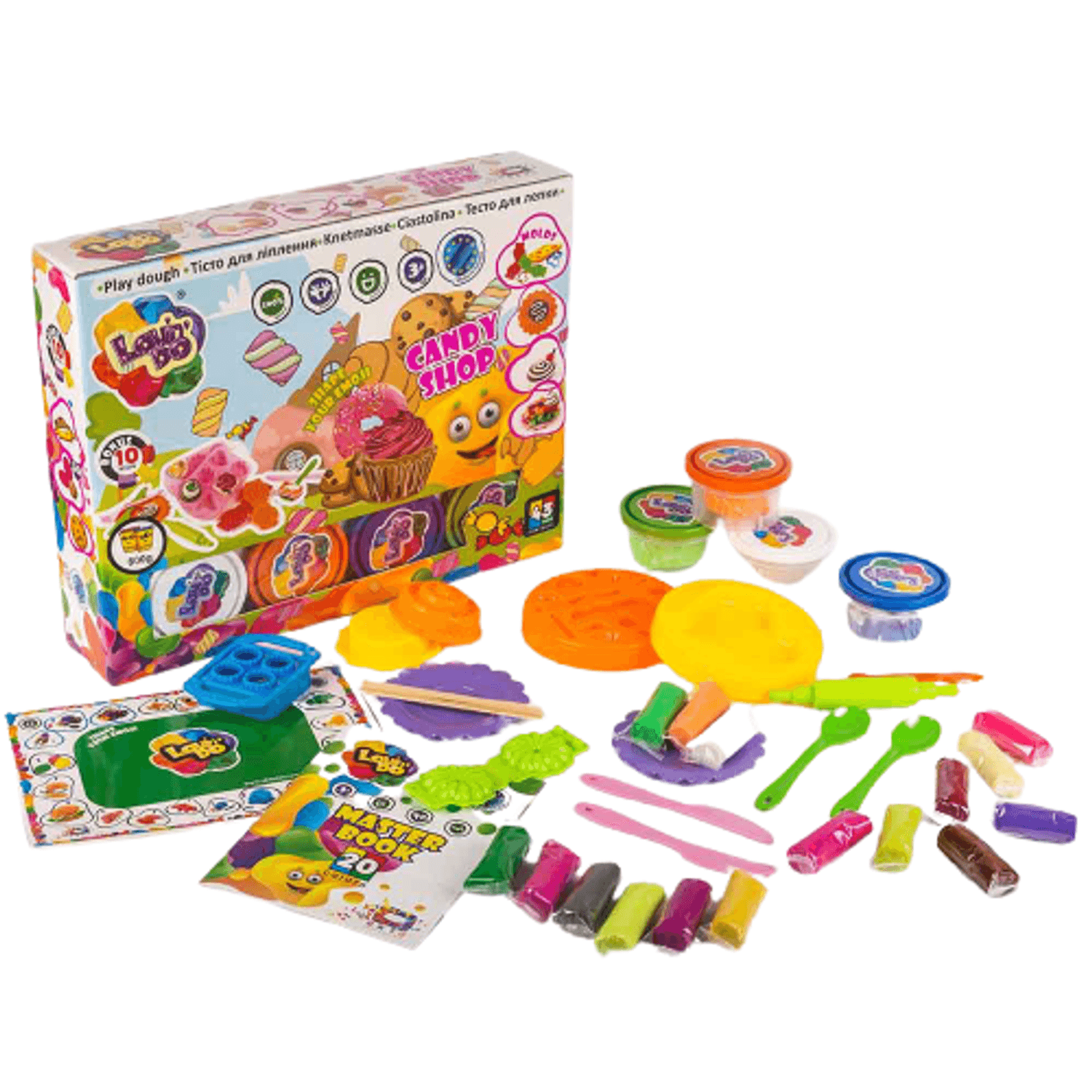 Set de modelat plastilina, Lovin'Do - CANDY SHOP 2 fotografia produsului View 2 L