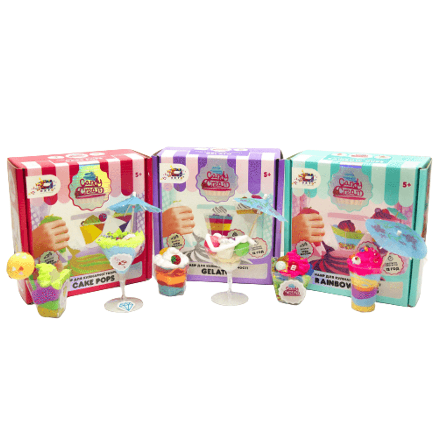 Set creativ CANDY CREAM - PRIMUL MEU TORT fotografia produsului View 4 L