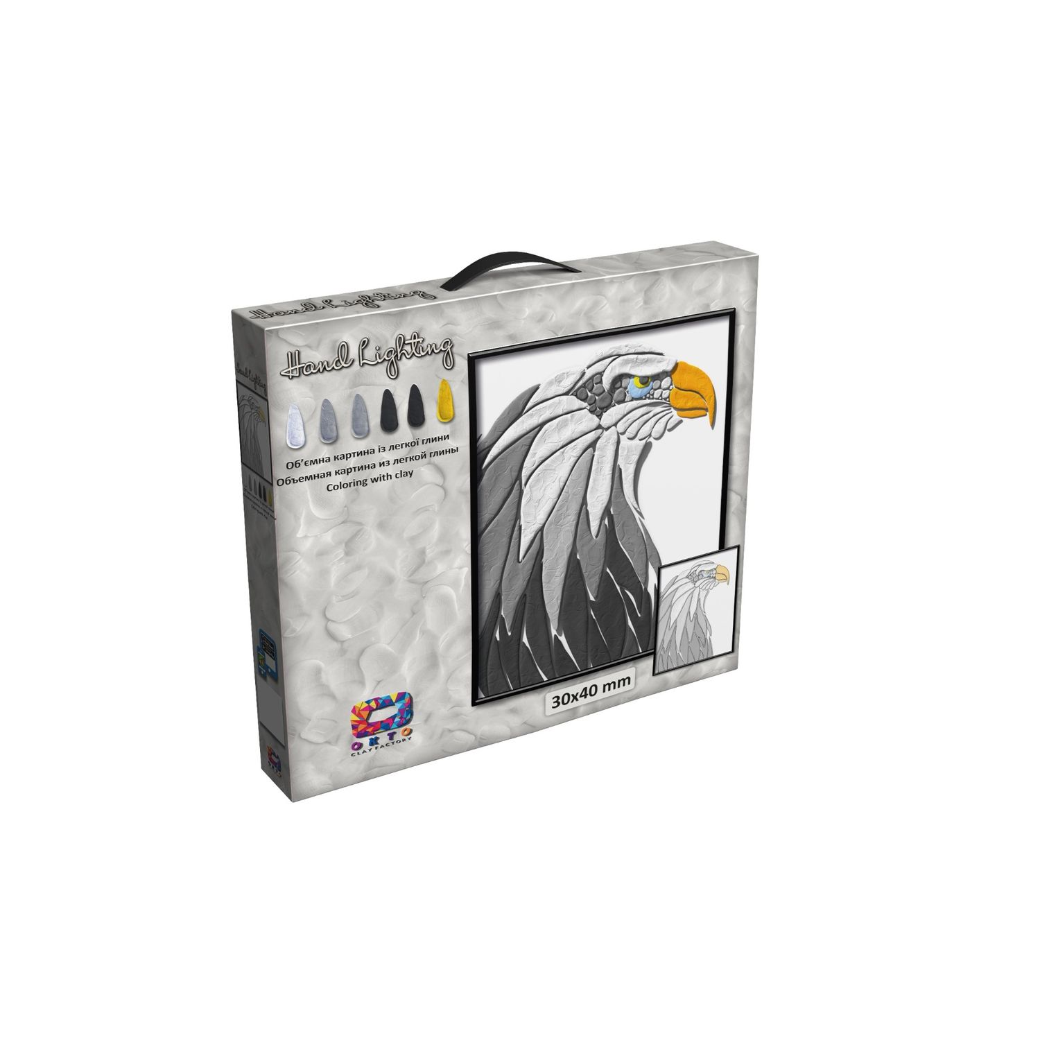 Set pictura 3D cu argila usoara, 40*30cm - Eagle fotografia produsului