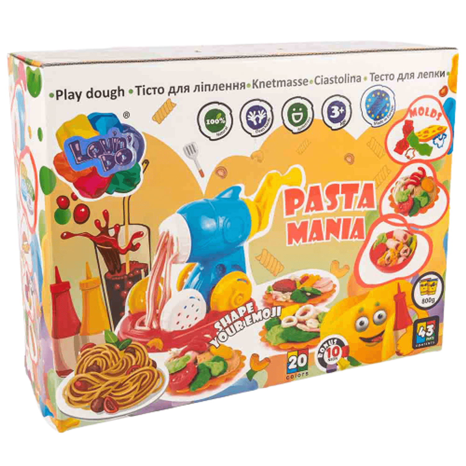 Set de modelat plastilina, Lovin'Do - PASTA MANIA fotografia produsului