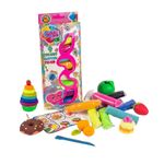 Set plastilina 100% ECO, Lovin'Do, 9 culori*35gr Glitter fotografia produsului View 3 S