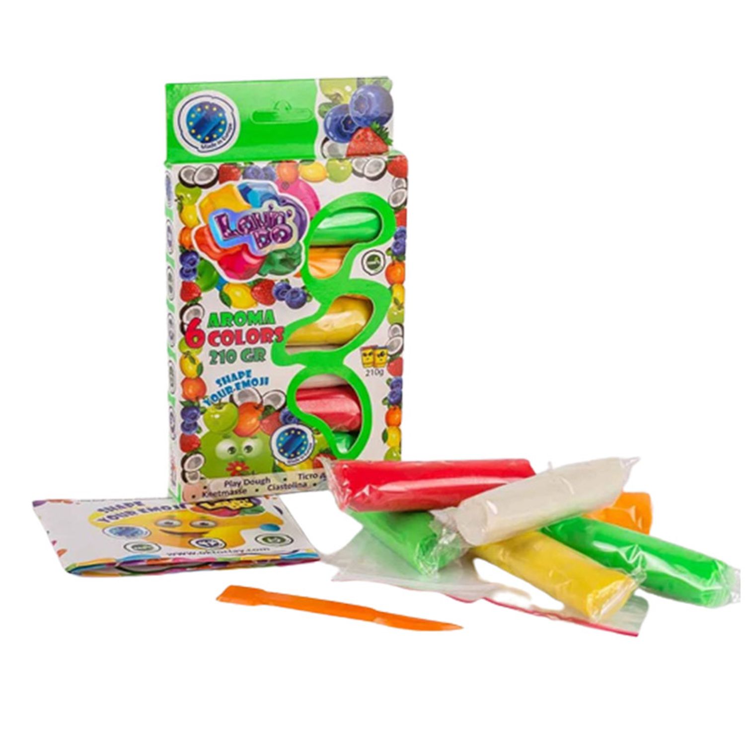 Set plastilina 100% ECO, Lovin'Do, 6 culori*35gr Aroma fotografia produsului View 2 L