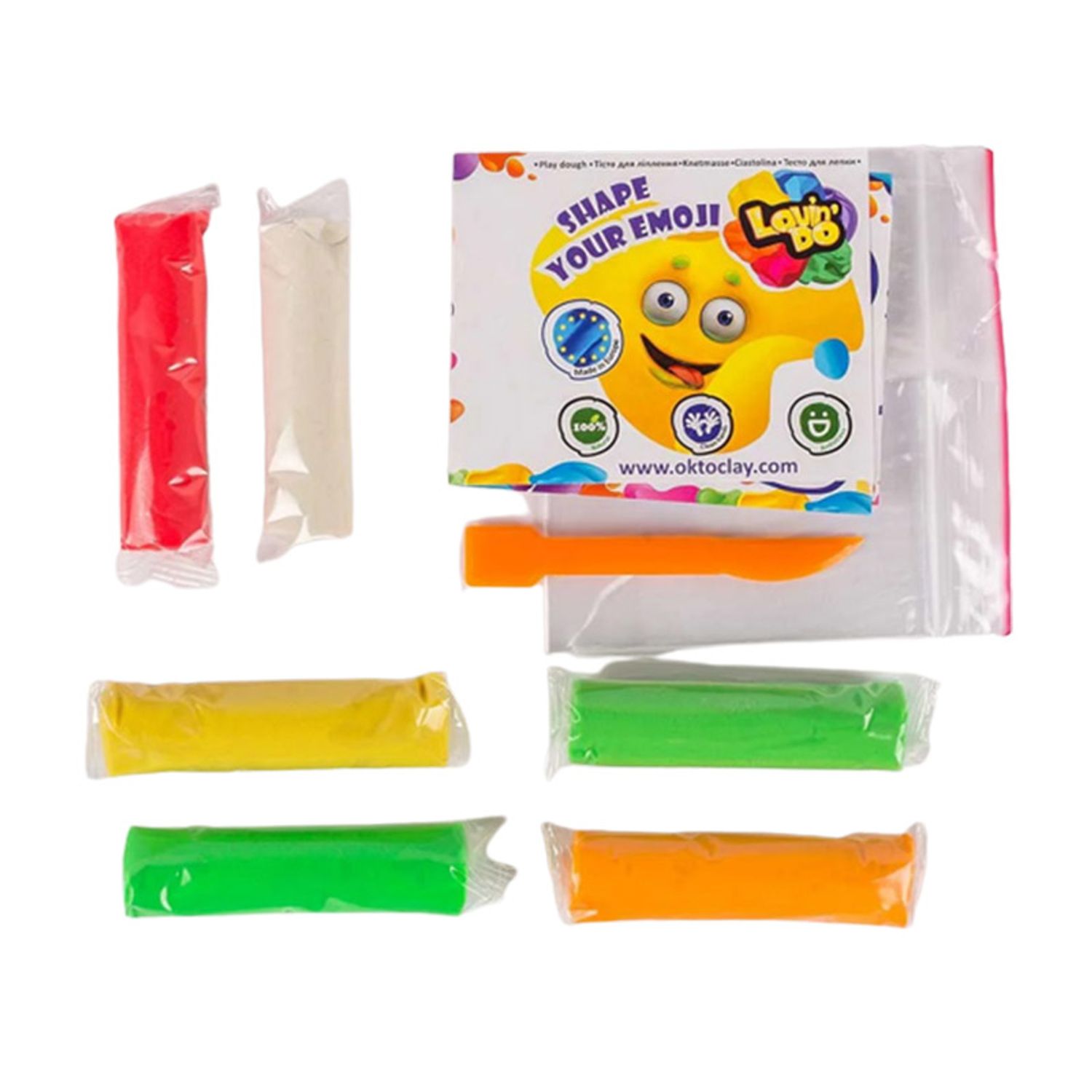 Set plastilina 100% ECO, Lovin'Do, 6 culori*35gr Aroma fotografia produsului View 4 L
