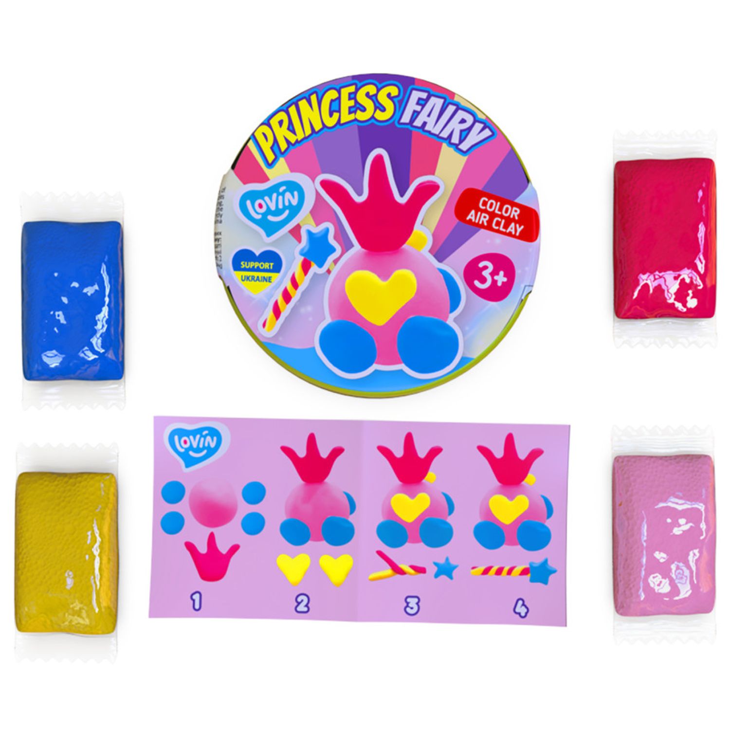 Set de creatie cu argila usoara, Lovin'Do, Princess fotografia produsului