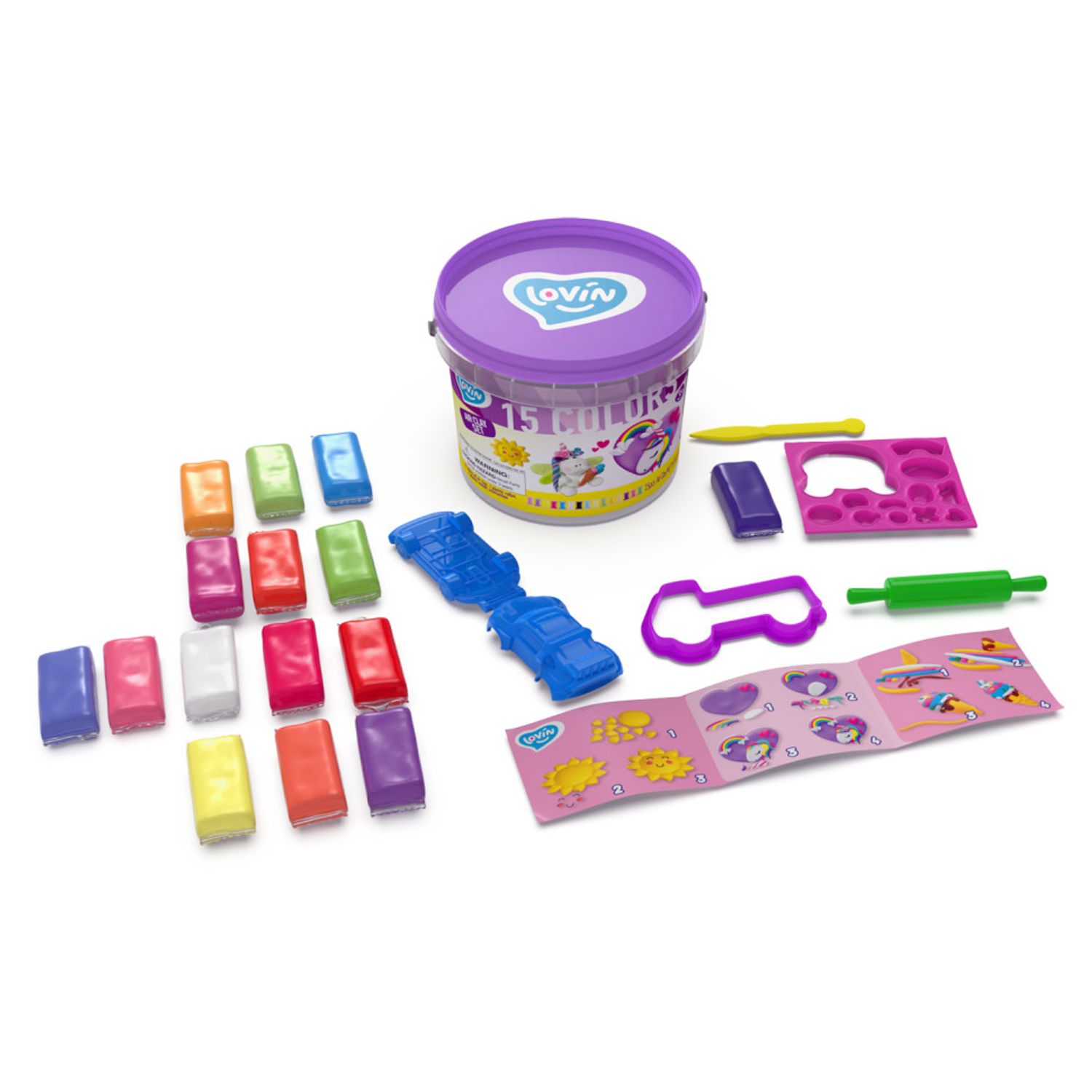Set de creatie cu argila usoara, Lovin'Do, Magic Creatures fotografia produsului View 2 L